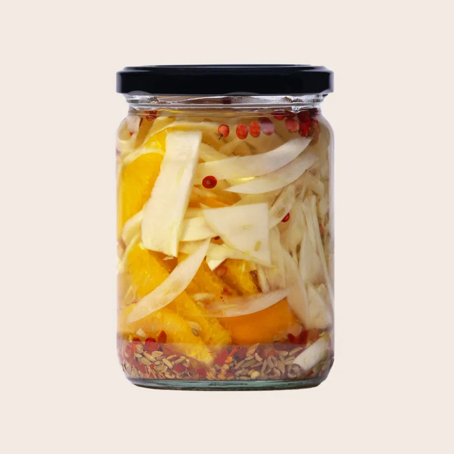 SMACK! Pickled Fennel with Orange & Pink Peppercorns 500g